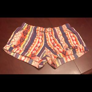 Unique patterned shorts